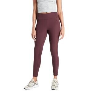 Athleta Headlands Hybrid Trek Tight Maroon Women's Size 4 Excellent Condition